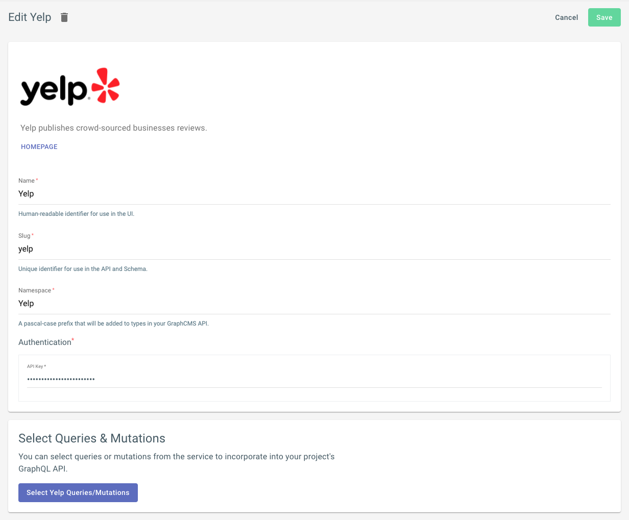 Copy API Key